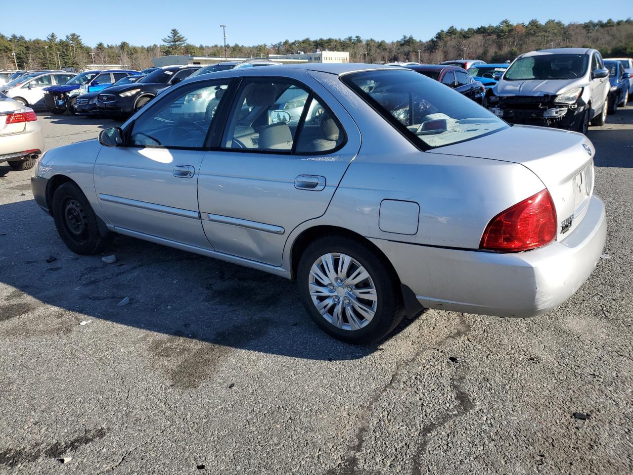 2006 Nissan Sentra VIN 3N1CB51DX6L555560 Copart auction photo, front end / side damage thumbnail 2