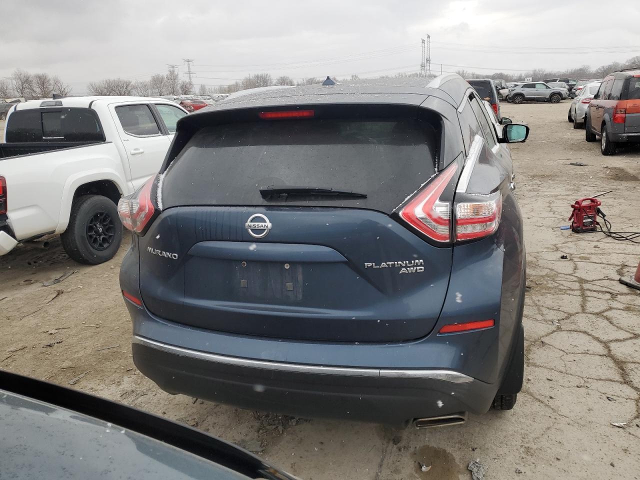 2015 Nissan Murano VIN 5N1AZ2MH5FN278986 Copart auction photo, front end damage thumbnail 6