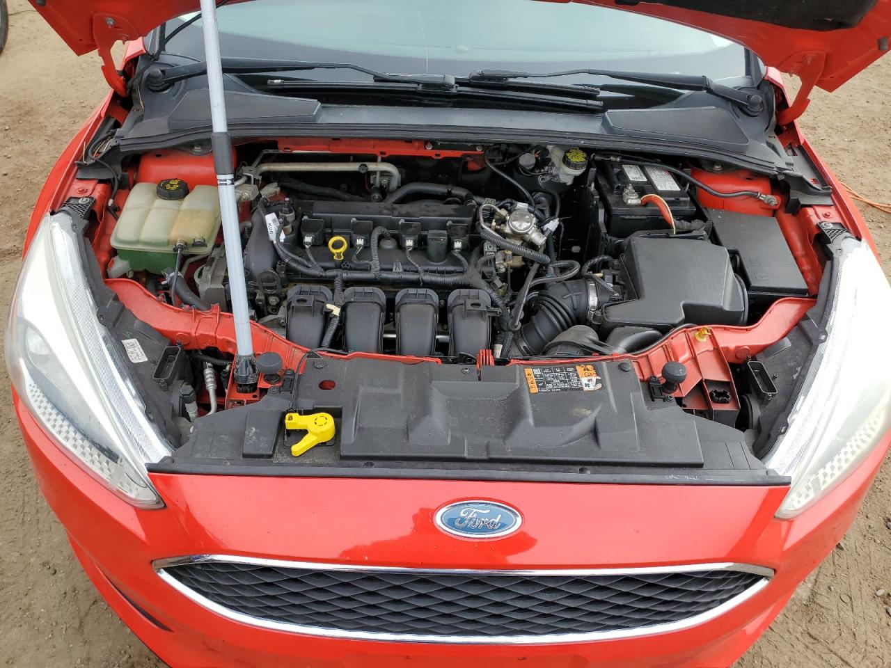 2015 Ford Focus VIN 1FADP3F21FL316785 Copart auction photo, rear end damage thumbnail 11