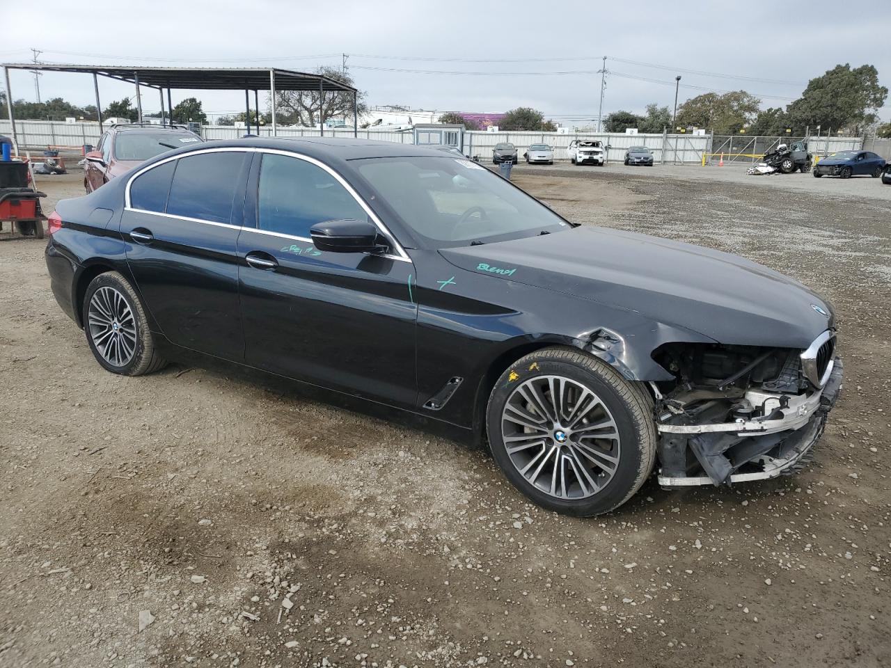 2017 BMW 5er VIN WBAJA5C33HG456076 Copart auction photo, front end damage thumbnail 4