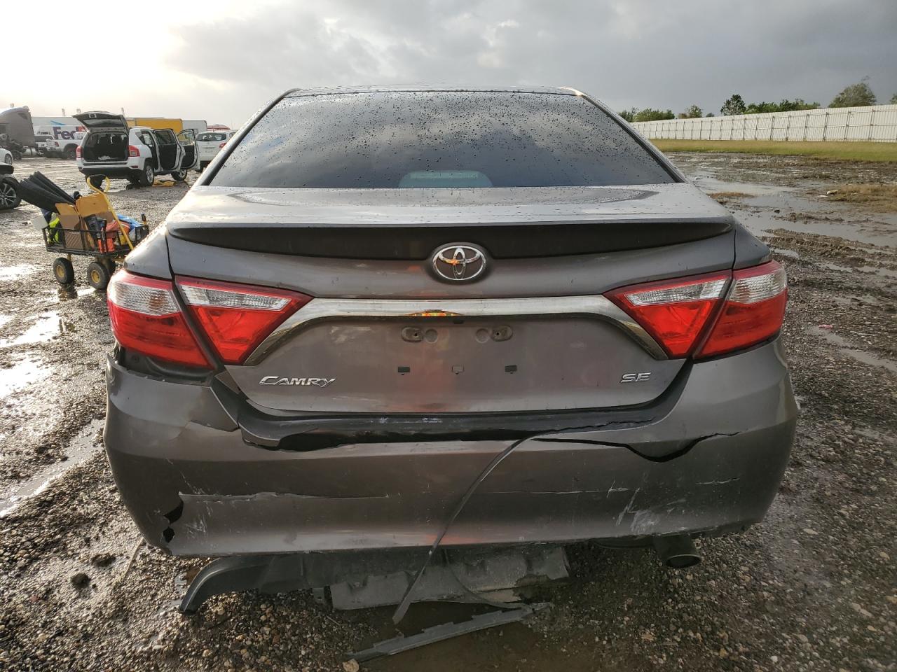2017 Toyota Camry VIN 4T1BF1FK6HU336659 Copart auction photo, front end / rear end damage thumbnail 6