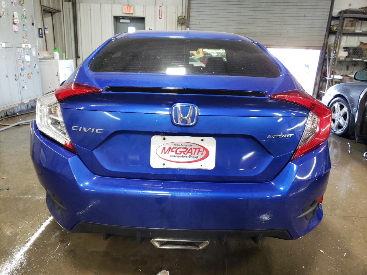 2020 Honda Civic VIN 2HGFC2F80LH520274 Copart auction photo, rear end damage thumbnail 6
