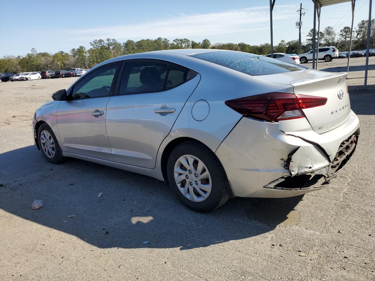 2019 Hyundai Elantra VIN 5NPD74LF3KH416165 Copart auction photo, all over damage thumbnail 2