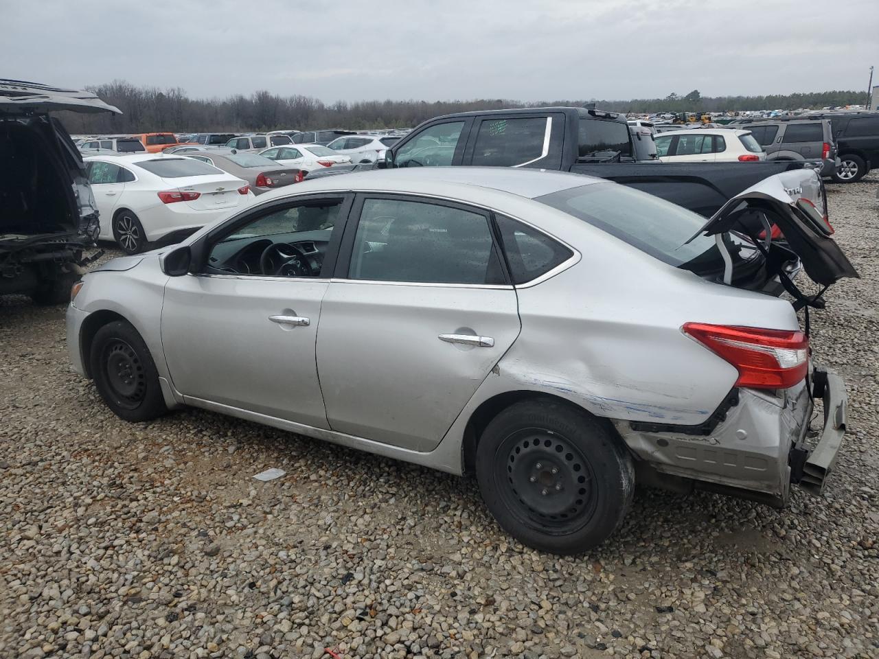 2018 Nissan Sentra VIN 3N1AB7APXJY345551 Copart auction photo, all over damage thumbnail 2