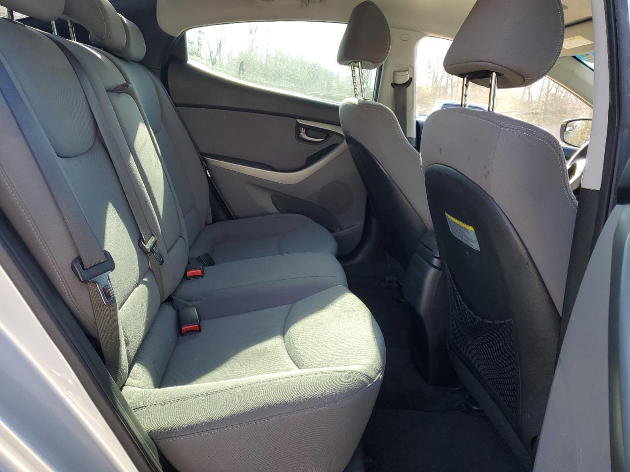 2014 Hyundai Elantra VIN KMHDH4AE8EU201930 Copart auction photo, vandalism / front end damage thumbnail 10