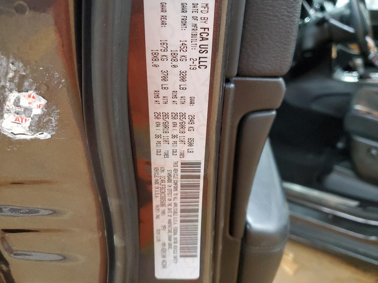 2019 Jeep Grand Cherokee VIN 1C4RJFBG3KC665686 Copart auction photo, front end / rear end damage thumbnail 15