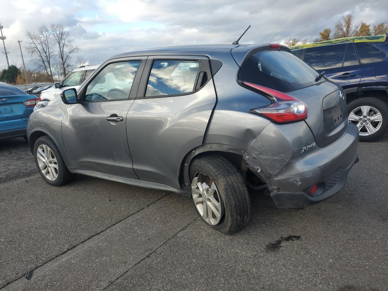 2016 Nissan Juke VIN JN8AF5MV2GT656185 Copart auction photo, rear end / undercarriage damage thumbnail 2