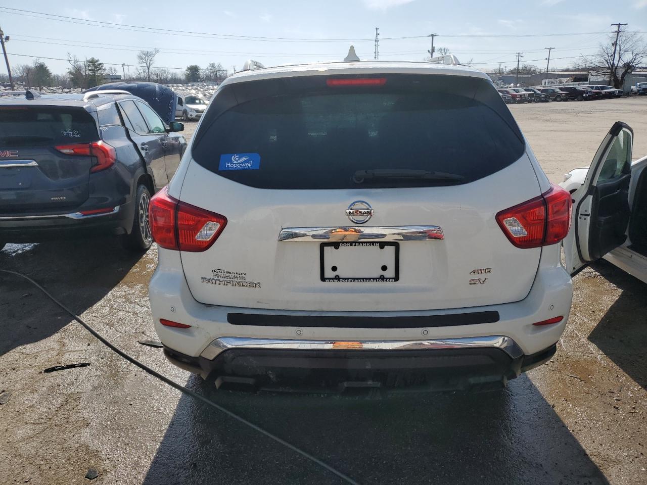 2020 Nissan Pathfinder VIN 5N1DR2BM8LC615736 Copart auction photo, water/flood / side damage thumbnail 6