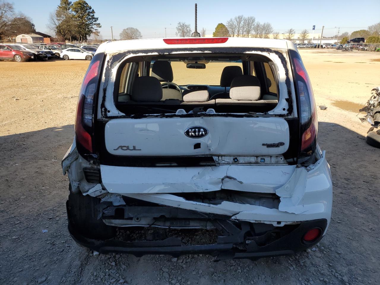 2017 KIA Soul VIN KNDJN2A2XH7466457 Copart auction photo, rear end damage thumbnail 6