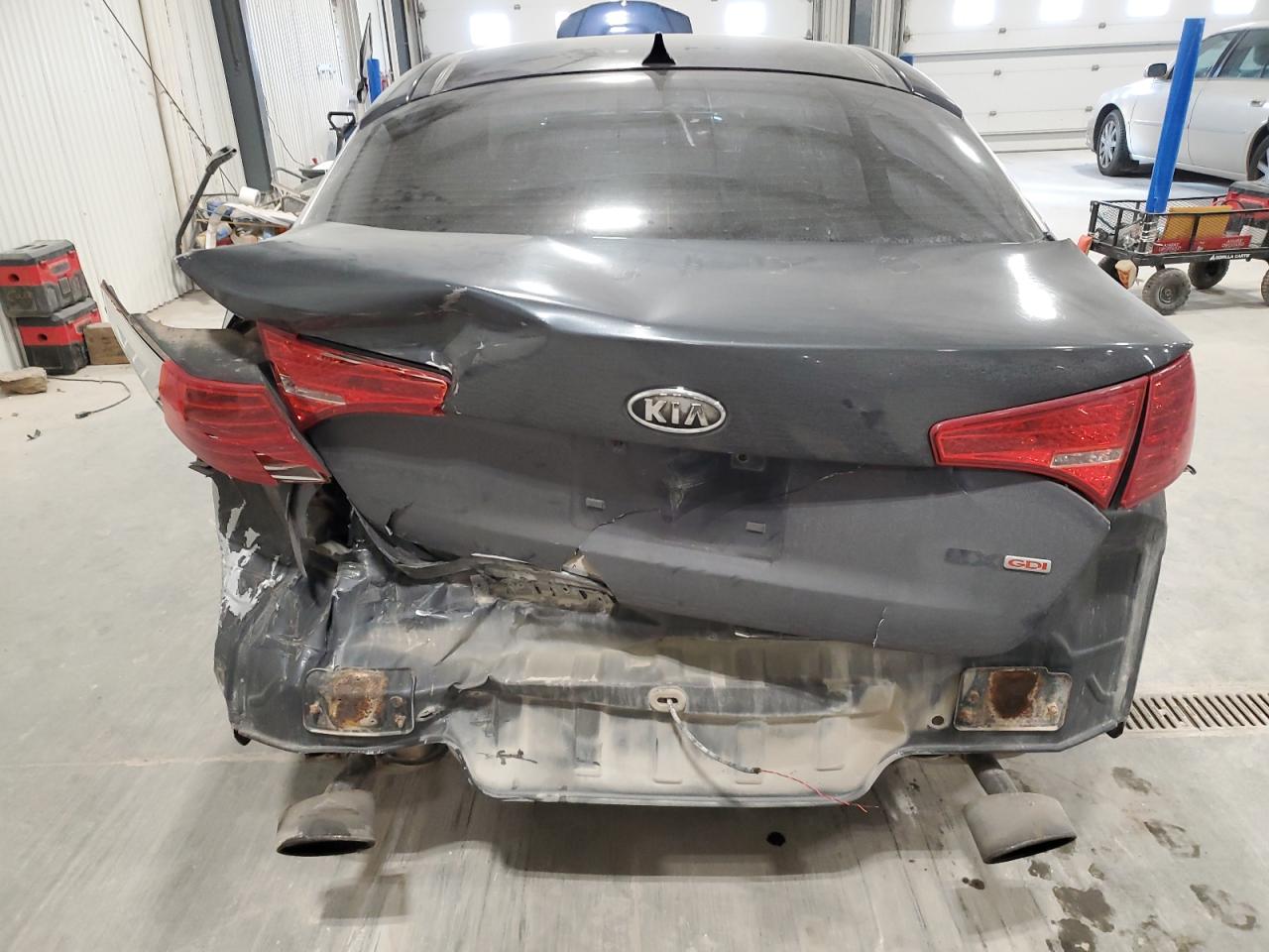 2011 KIA Optima VIN KNAGN4A79B5058596 Copart auction photo, rear end damage thumbnail 6