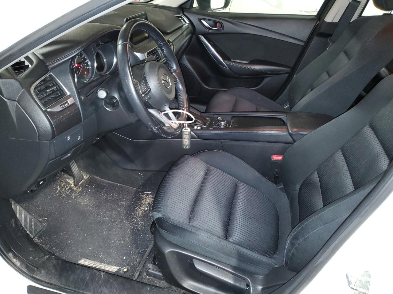 2017 Mazda 6 VIN JM1GL1U5XH1153945 Copart auction photo, front end / side damage thumbnail 7