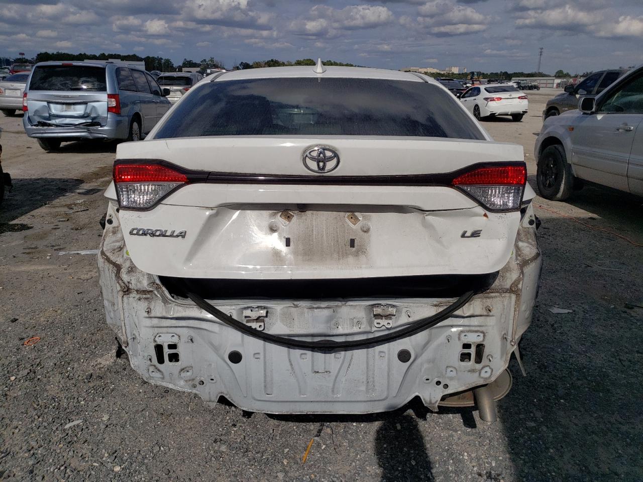 2021 Toyota Corolla VIN JTDEPMAE4MJ128048 Copart auction photo, rear end damage thumbnail 6