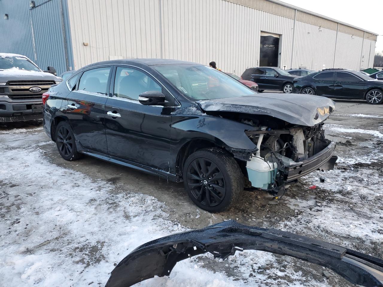 2016 Nissan Sentra VIN 3N1AB7AP8GY254612 Copart auction photo, front end / minor dent/scratches damage thumbnail 4