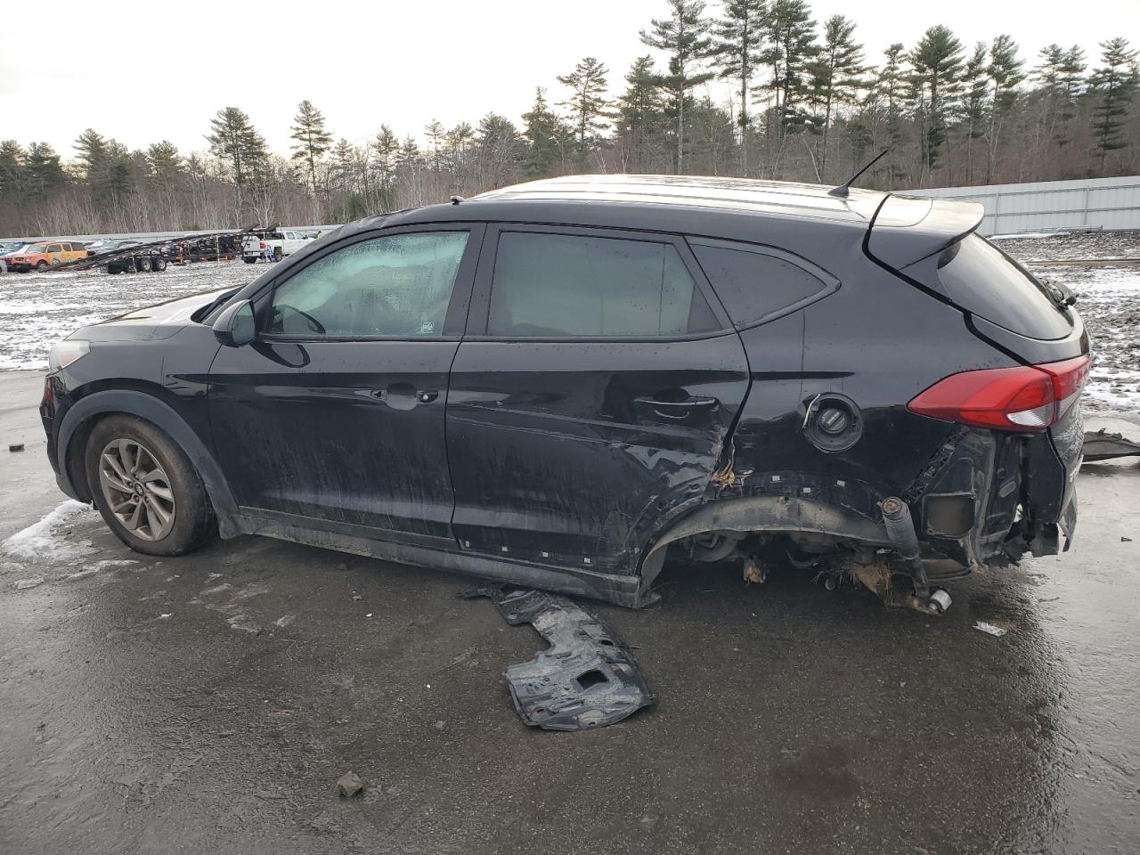 2018 Hyundai Tucson VIN KM8J2CA48JU710688 Copart auction photo, all over damage thumbnail 2
