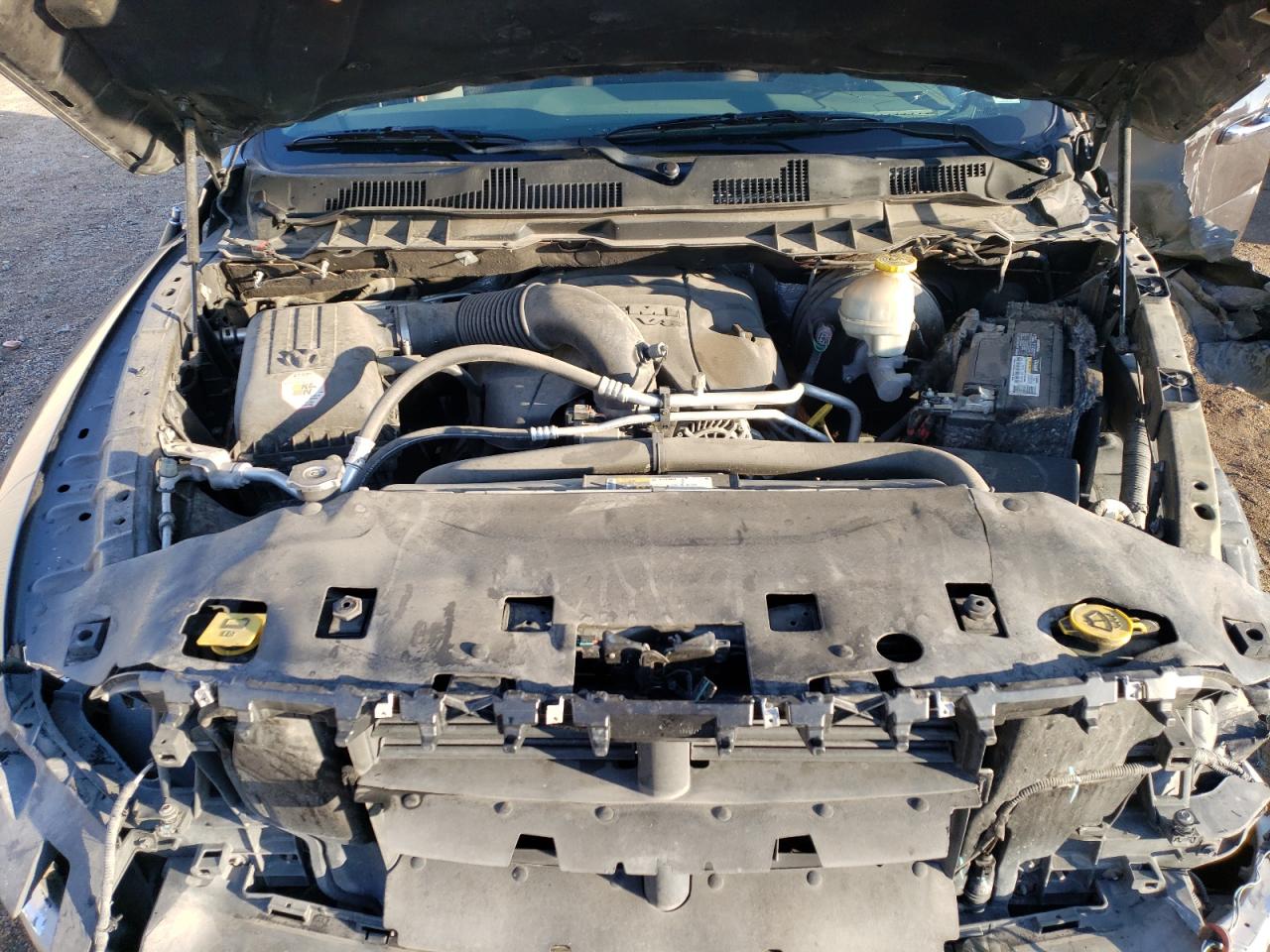 2017 RAM 1500 VIN 3C6RR7LT8HG787984 Copart auction photo, rollover / hail damage thumbnail 11