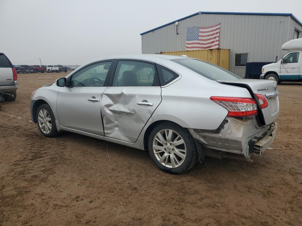 2015 Nissan Sentra VIN 3N1AB7AP0FY344836 Copart auction photo, all over damage thumbnail 2