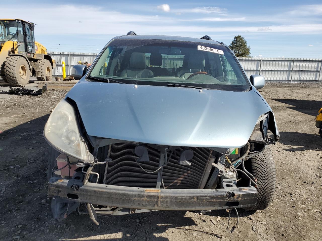 2009 Toyota Sienna VIN 5TDZK22C59S270467 Copart auction photo, front end damage thumbnail 5