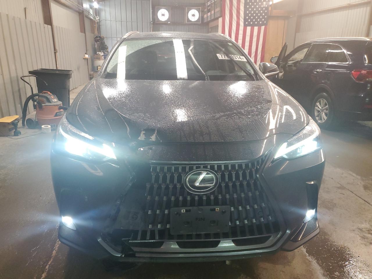 2022 Lexus NX VIN JTJGGCEZ4N5001792 Copart auction photo, front end / side damage thumbnail 5