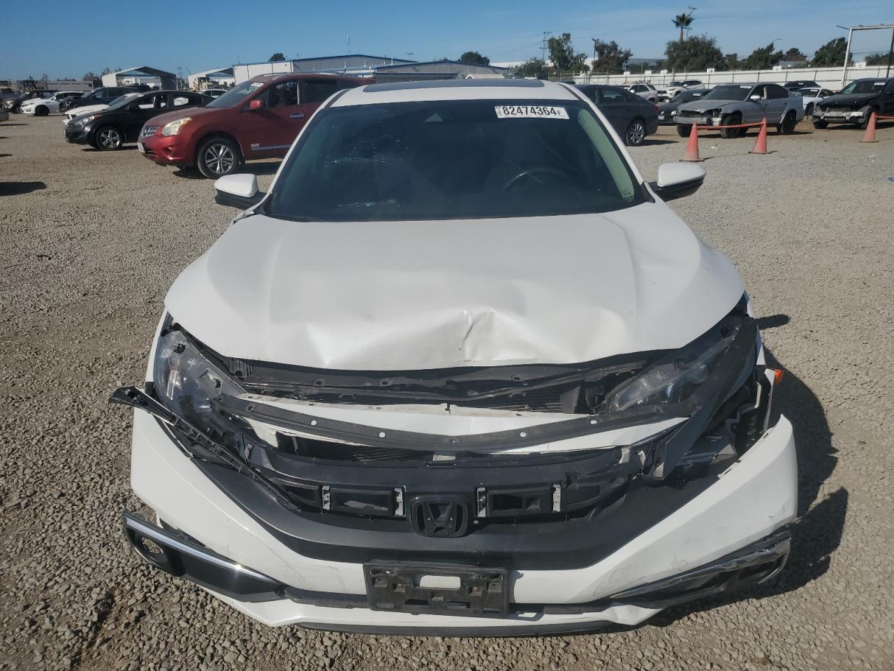 2019 Honda Civic VIN JHMFC1F37KX006962 Copart auction photo, front end damage thumbnail 5