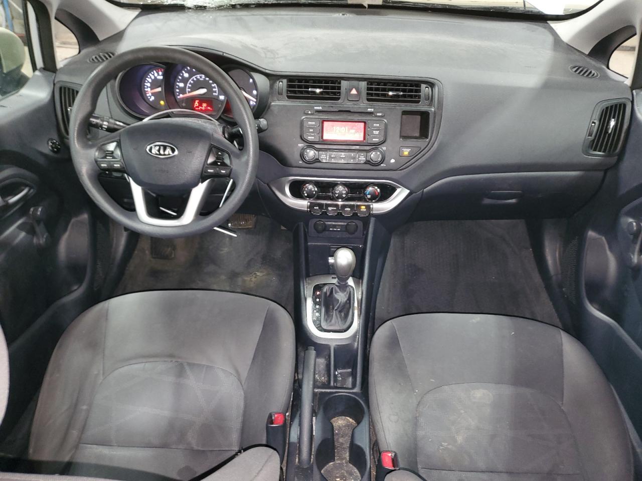 2013 KIA Rio VIN KNADM4A35D6099694 Copart auction photo, front end / rear end damage thumbnail 8