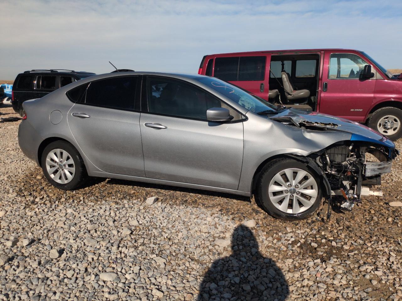 2015 Dodge Dart VIN 1C3CDFDH0FD181658 Copart auction photo, front end damage thumbnail 4
