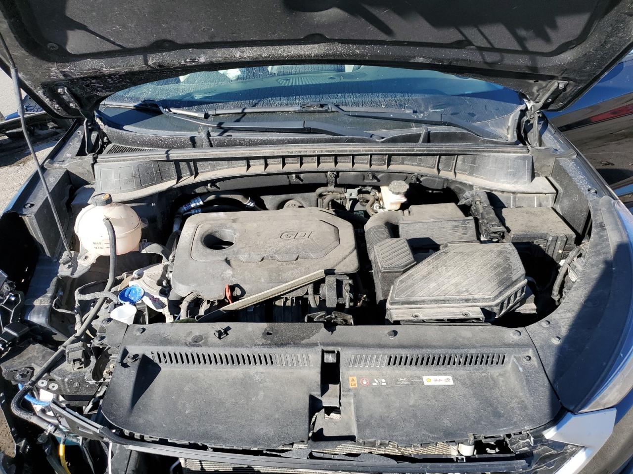 2021 Hyundai Tucson VIN KM8J3CAL6MU331181 Copart auction photo, rear end / front end damage thumbnail 13
