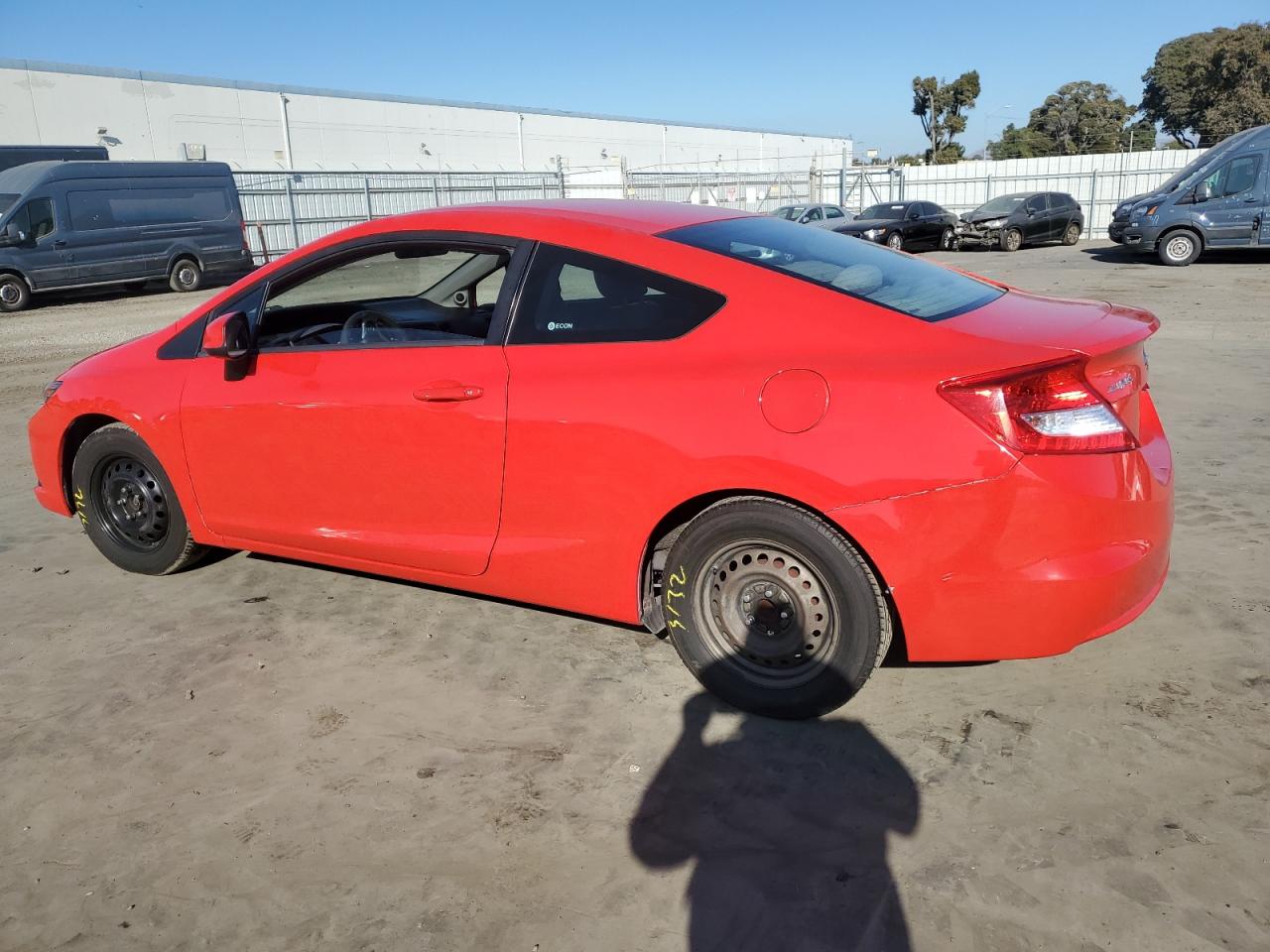 2012 Honda Civic VIN 2HGFG3B51CH560126 Copart auction photo, rear end damage thumbnail 2