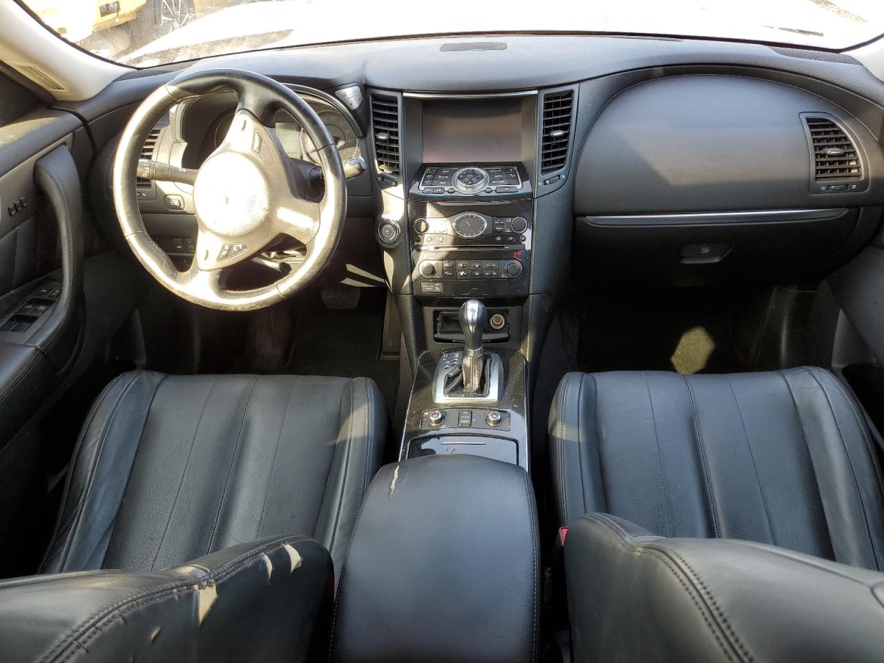 2014 Infiniti QX70 VIN JN8CS1MU6EM450587 Copart auction photo, vandalism damage thumbnail 8