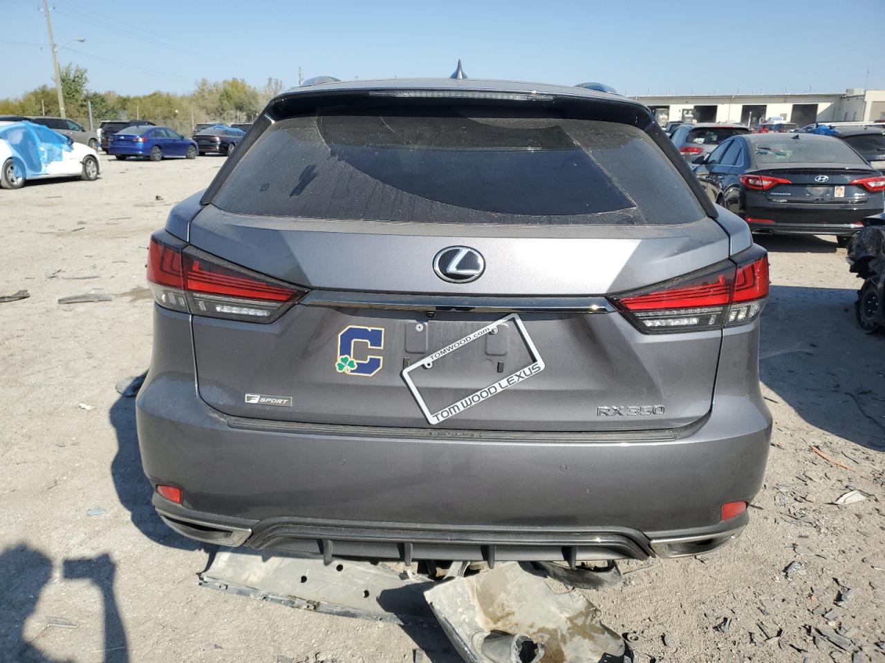 2022 Lexus RX VIN 2T2SZMDA1NC346818 Copart auction photo, front end / minor dent/scratches damage thumbnail 6