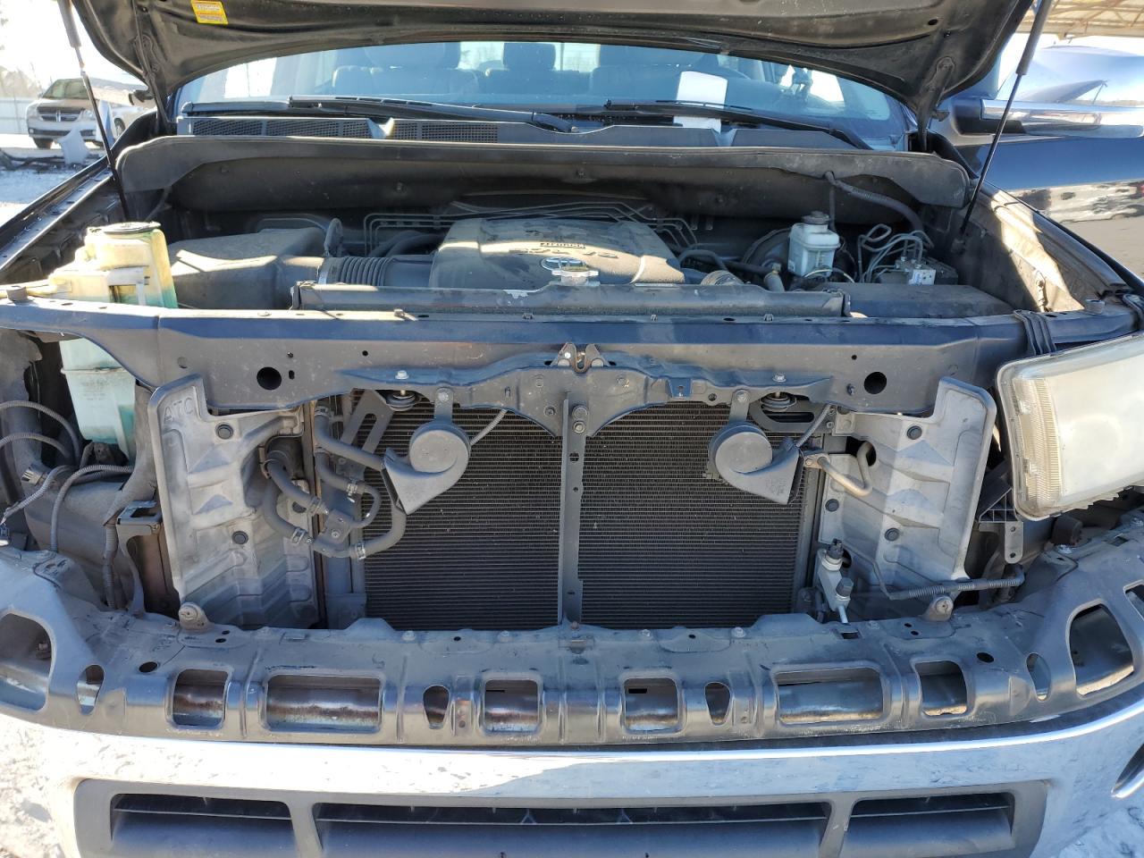 2013 Toyota Tundra VIN 5TFEY5F18DX140094 Copart auction photo, front end damage thumbnail 11