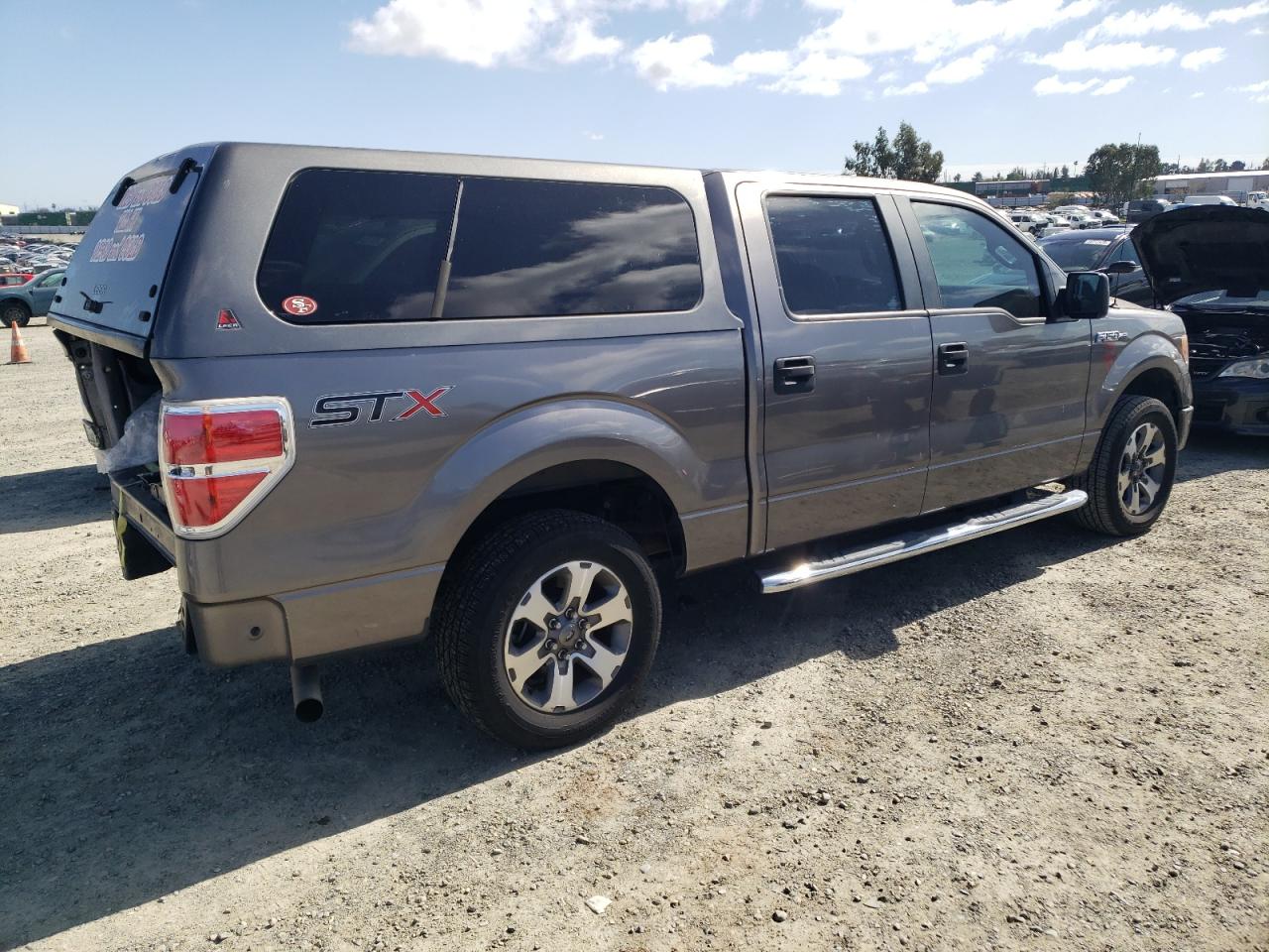 2014 Ford F-150 VIN 1FTFW1CF2EKF39116 Copart auction photo, rear end damage thumbnail 3
