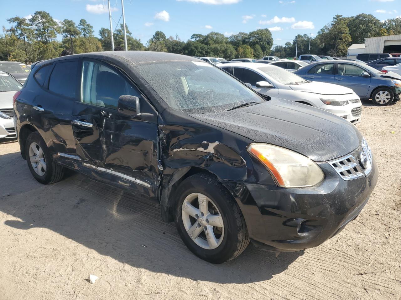 2013 Nissan Rogue VIN JN8AS5MT8DW530109 Copart auction photo, side damage thumbnail 4