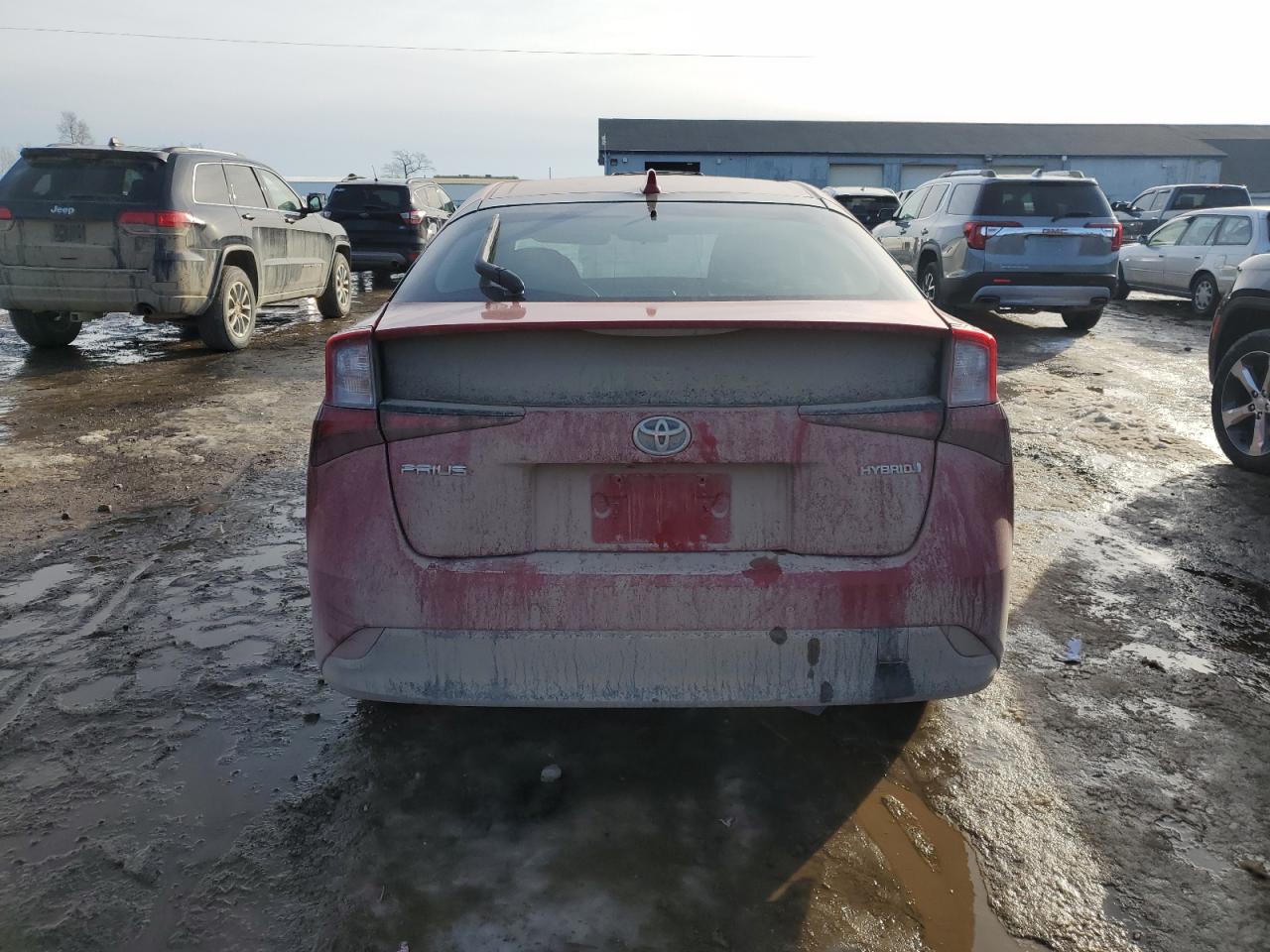 2020 Toyota Prius VIN JTDKARFUXL3124218 Copart auction photo, front end / side damage thumbnail 6