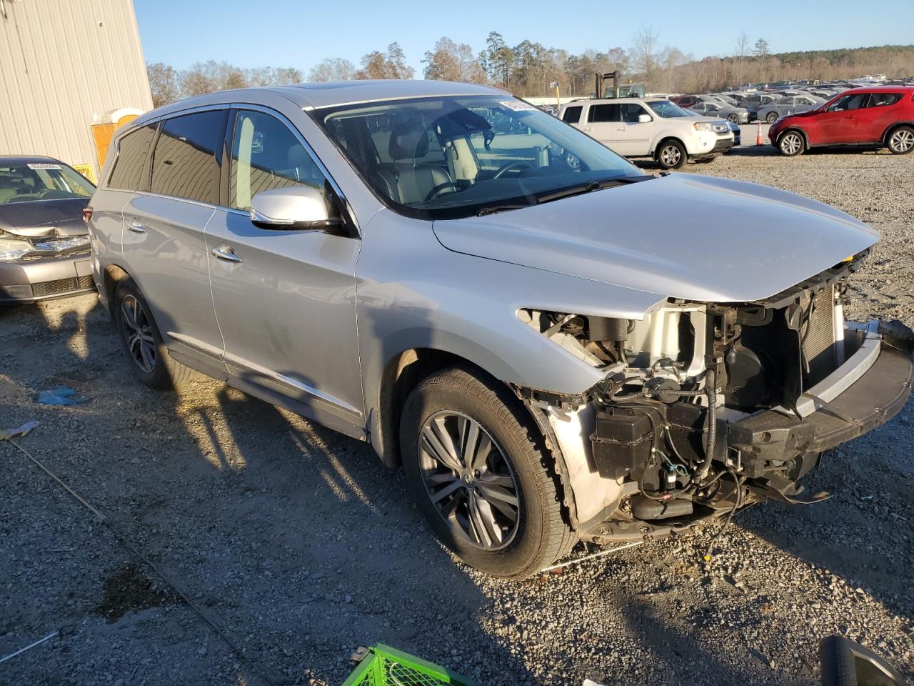 2020 Infiniti QX60 VIN 5N1DL0MNXLC540100 Copart auction photo, front end damage thumbnail 4
