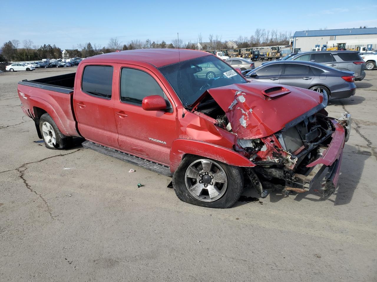 2009 Toyota Tacoma VIN 3TMMU52N49M015218 Copart auction photo, front end / side damage thumbnail 4