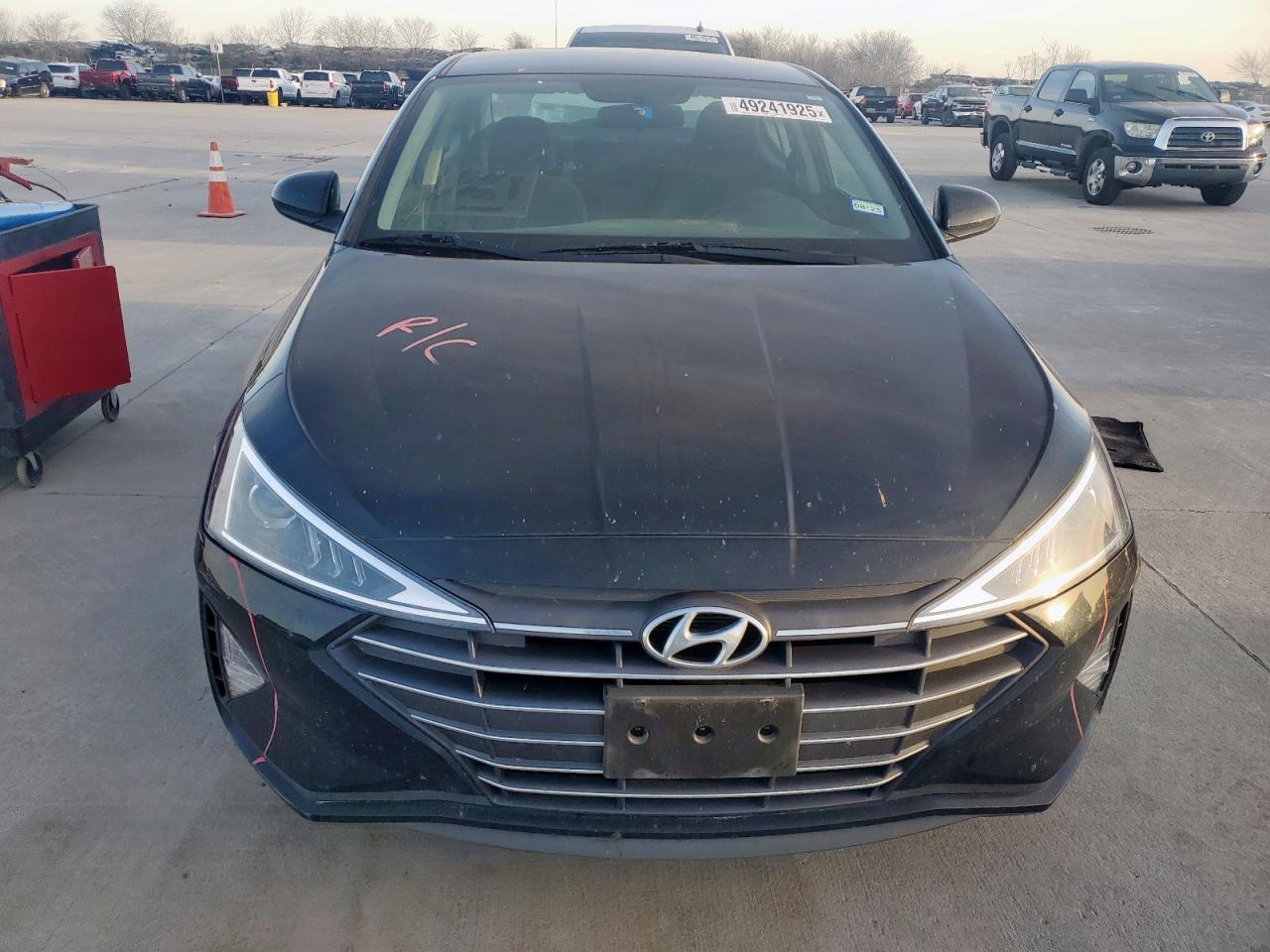 2019 Hyundai Elantra VIN 5NPD74LFXKH443296 Copart auction photo, rear end / front end damage thumbnail 5