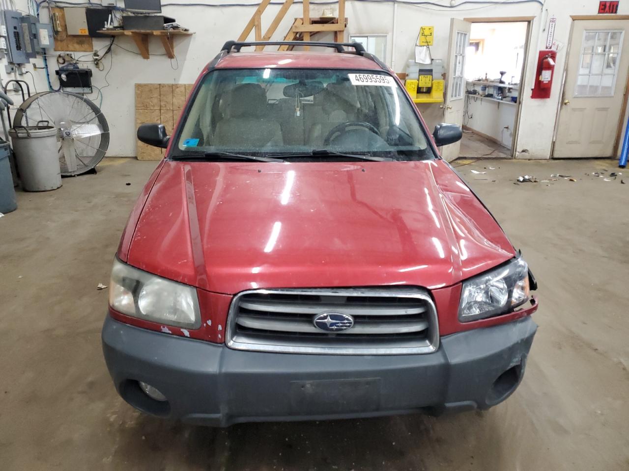 2003 Subaru Forester VIN JF1SG63633H753783 Copart auction photo, front end damage thumbnail 5