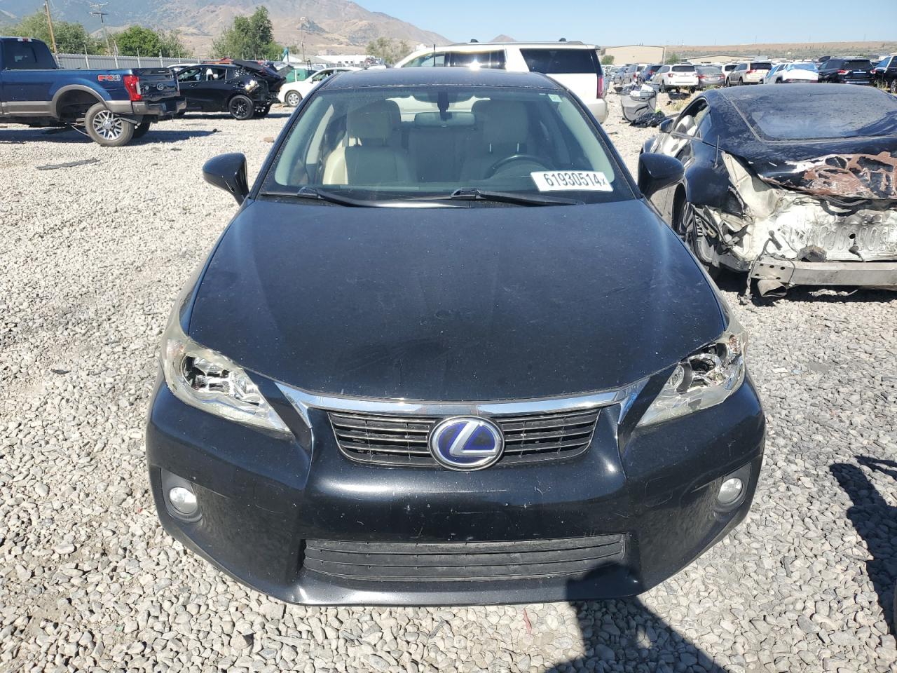 2012 Lexus CT VIN JTHKD5BH7C2111861 Copart auction photo, front end / rear end damage thumbnail 5