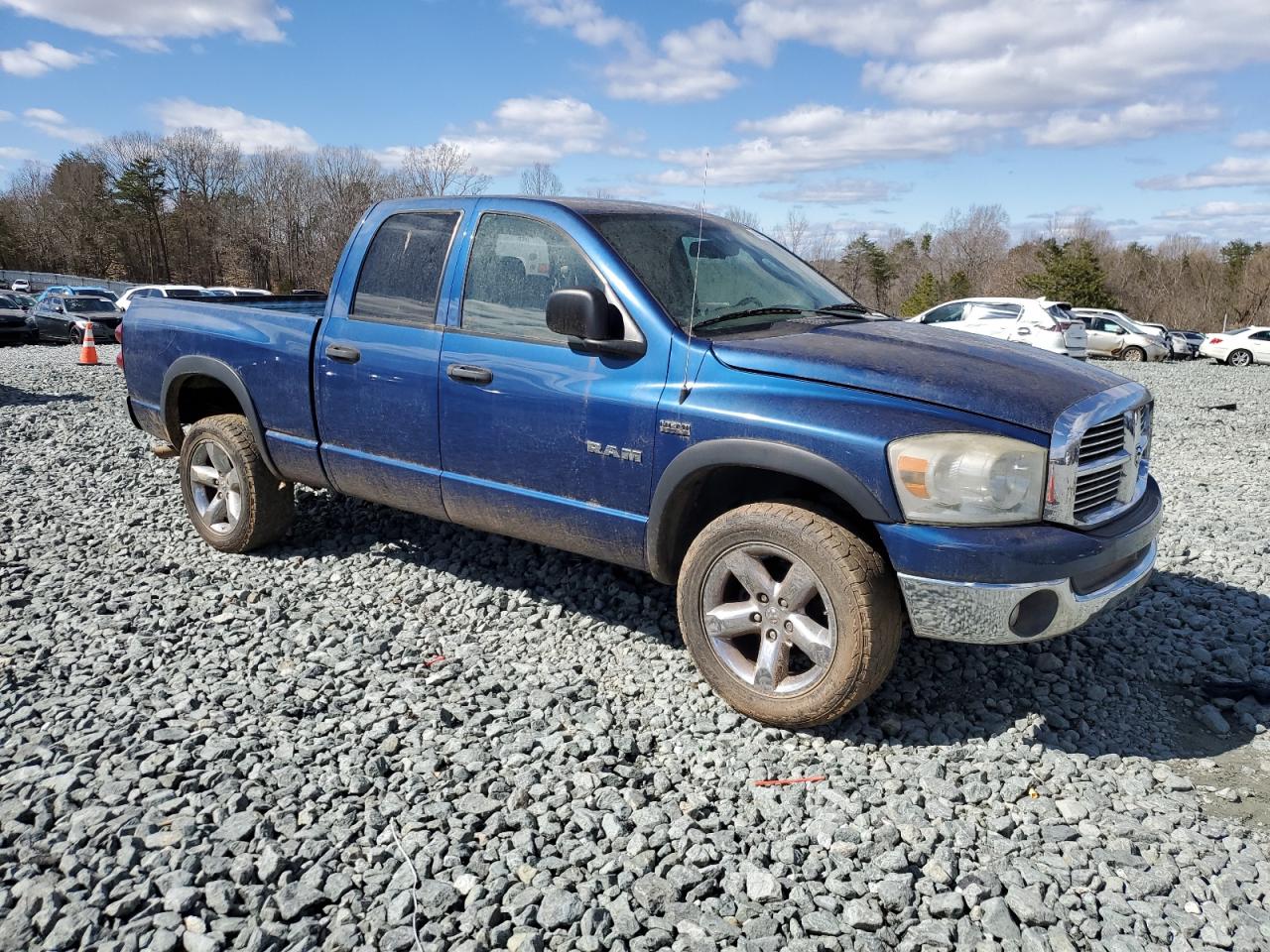 2008 Dodge RAM VIN 1D7HU18208J243824 Copart auction photo, normal wear damage thumbnail 4