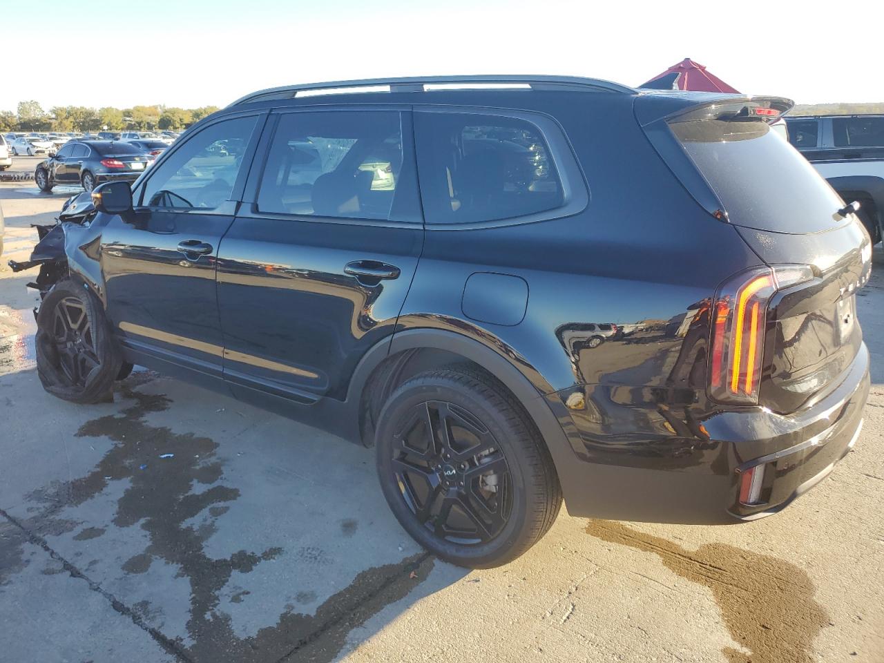 2024 KIA Telluride VIN 5XYP5DGC3RG458260 Copart auction photo, front end / side damage thumbnail 2