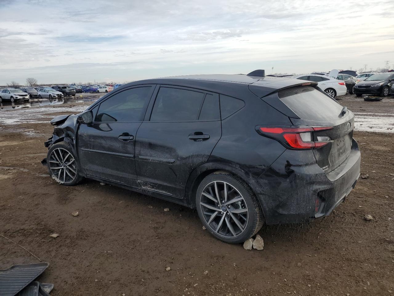 2024 Subaru Impreza VIN JF1GUAFC0R8301673 Copart auction photo, front end / side damage thumbnail 2