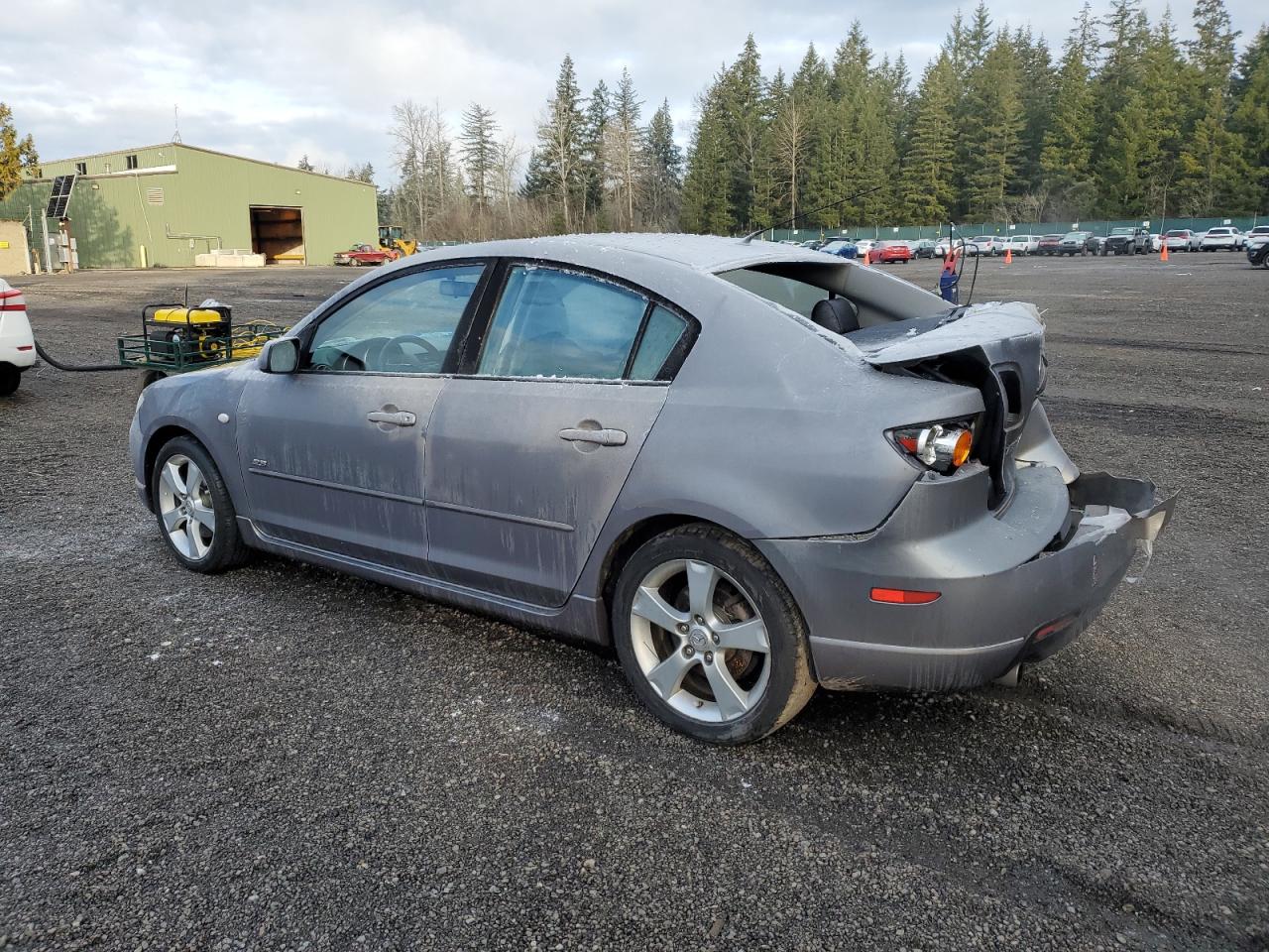 2004 Mazda 3 VIN JM1BK323741190830 Copart auction photo, rear end damage thumbnail 2