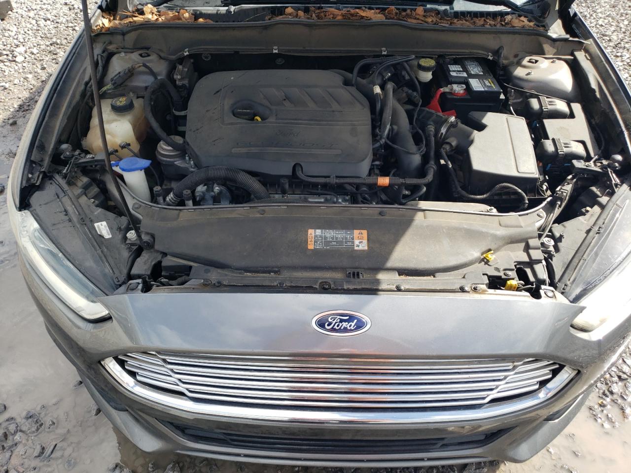 2014 Ford Fusion VIN 3FA6P0HD2ER373437 Copart auction photo, rear end damage thumbnail 11