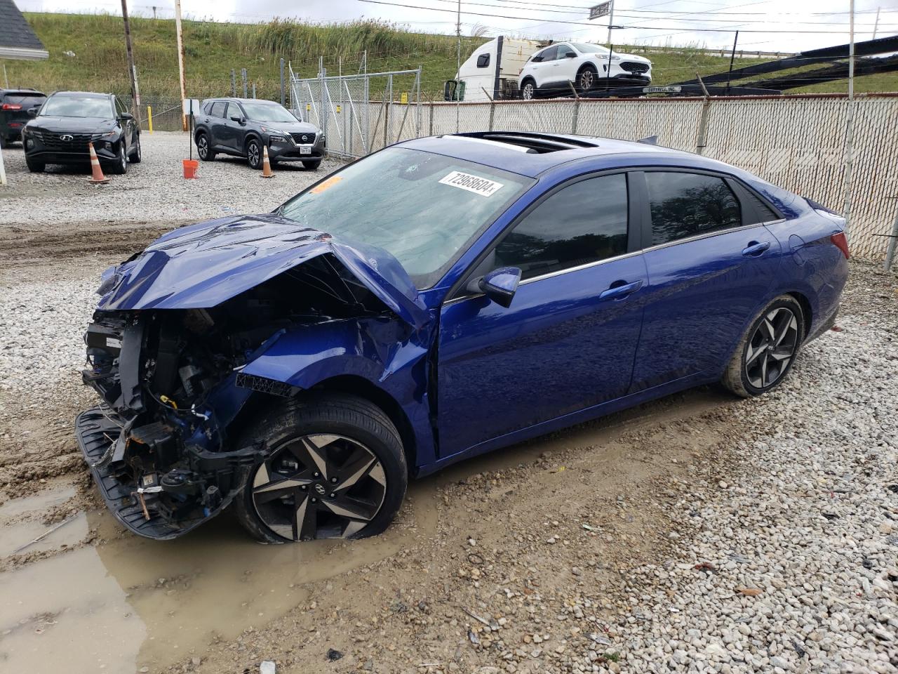 2021 Hyundai Elantra VIN 5NPLP4AG5MH018854