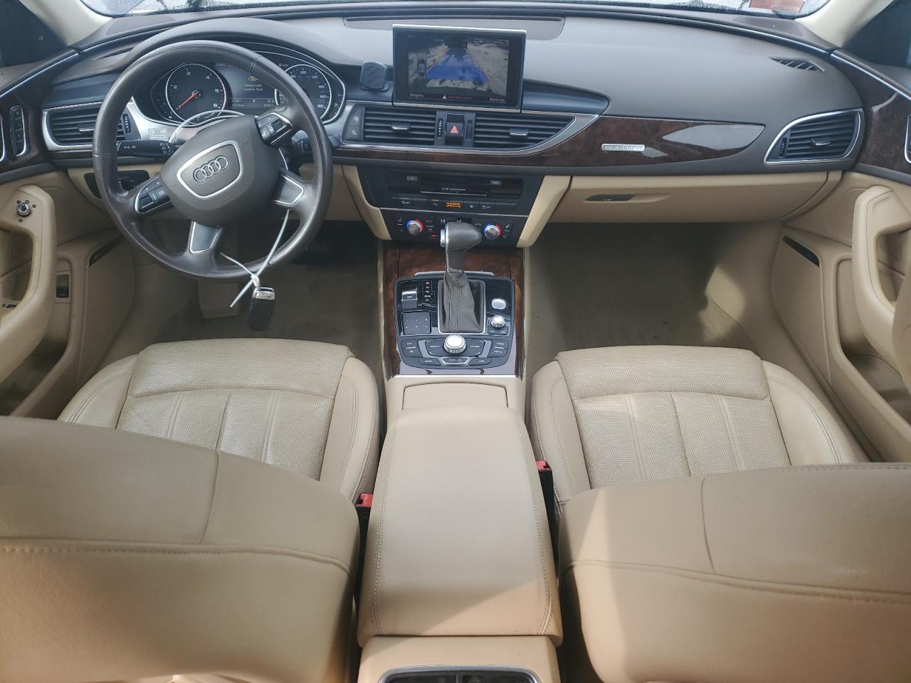 2014 Audi A6 VIN WAUHMAFC4EN084314 Copart auction photo, front end damage thumbnail 8