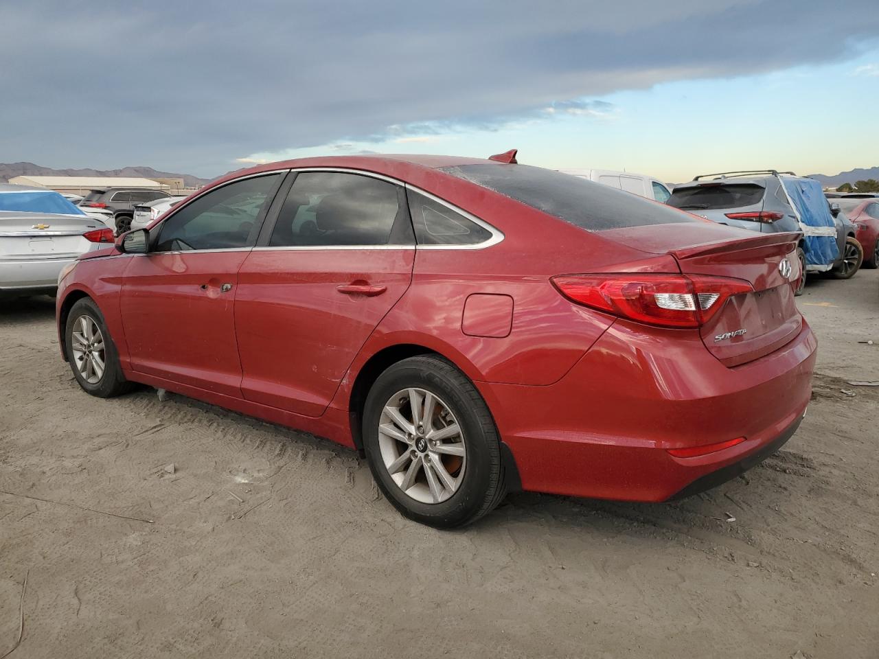 2017 Hyundai Sonata VIN 5NPE24AF8HH590277 Copart auction photo, vandalism damage thumbnail 2