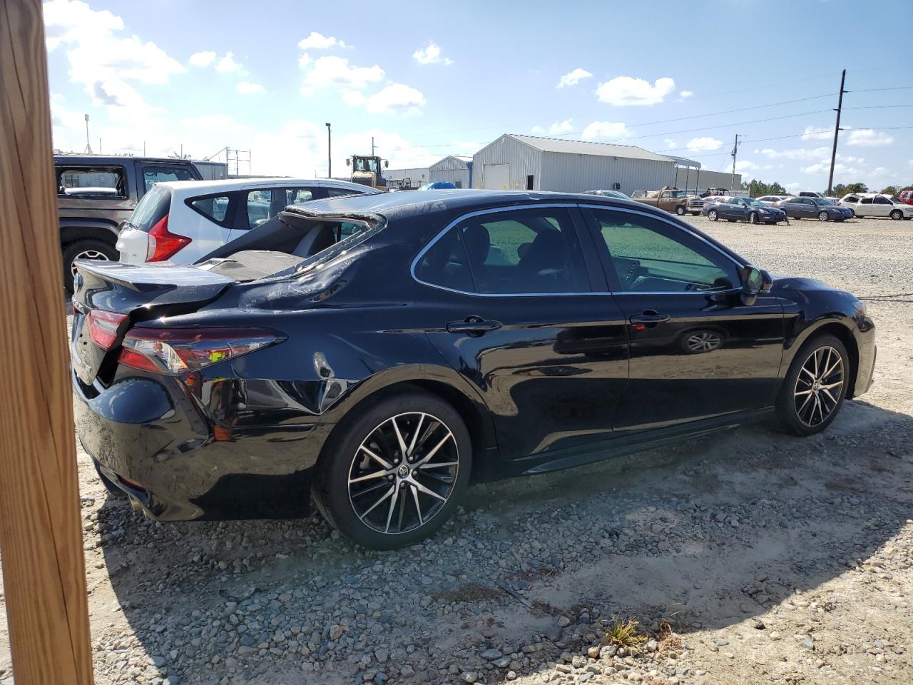 2023 Toyota Camry VIN 4T1G11AK8PU822657 Copart auction photo, rear end / water/flood damage thumbnail 3