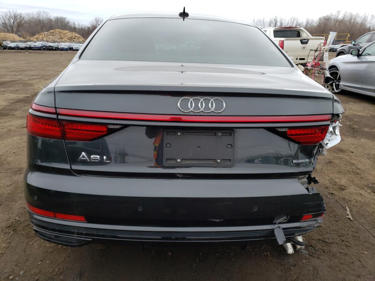 2020 Audi A8 VIN WAU8EAF85LN013807 Copart auction photo, rear end / minor dent/scratches damage thumbnail 6
