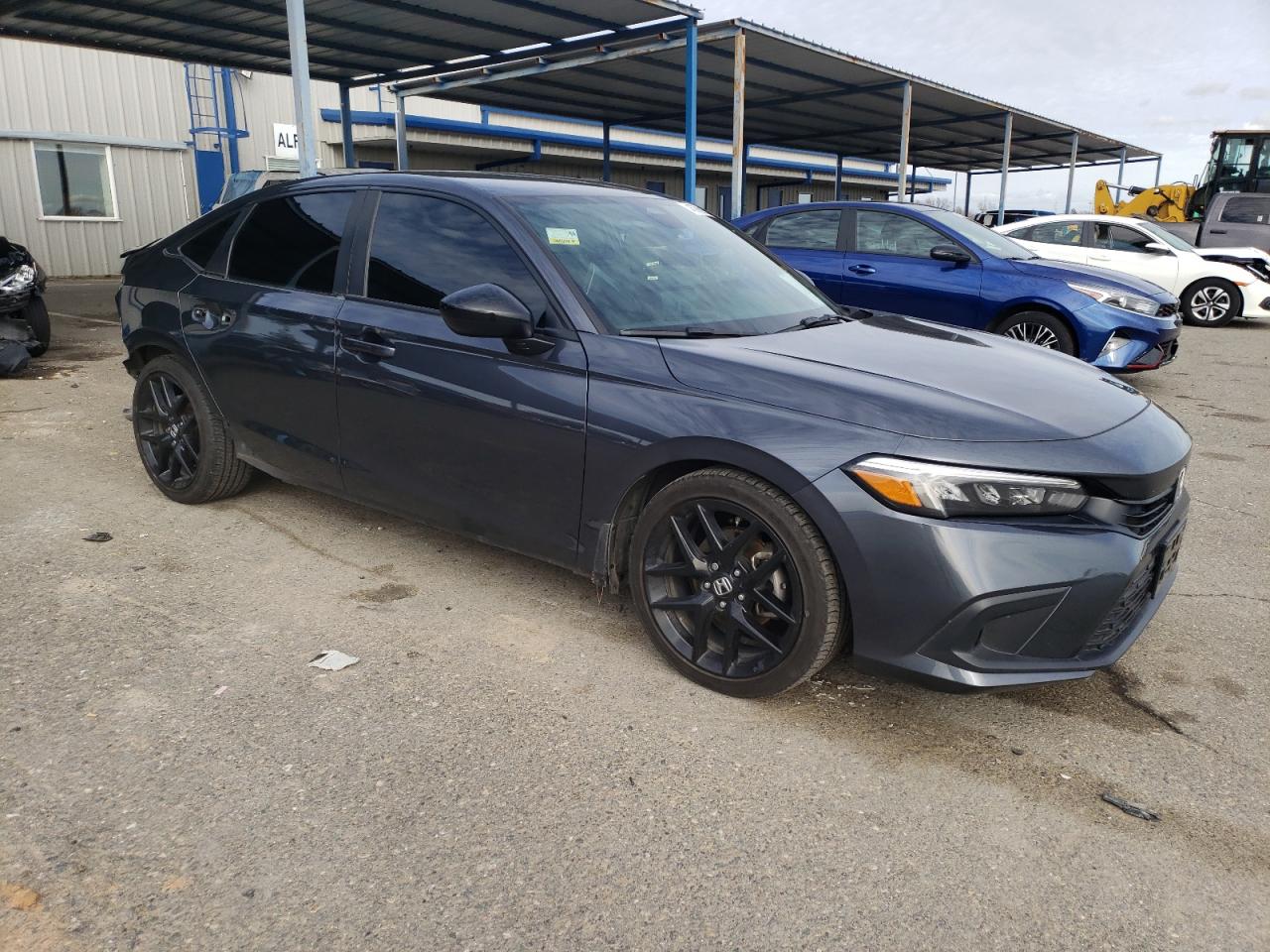 2022 Honda Civic VIN 2HGFE2F55NH609597 Copart auction photo, rear end damage thumbnail 4