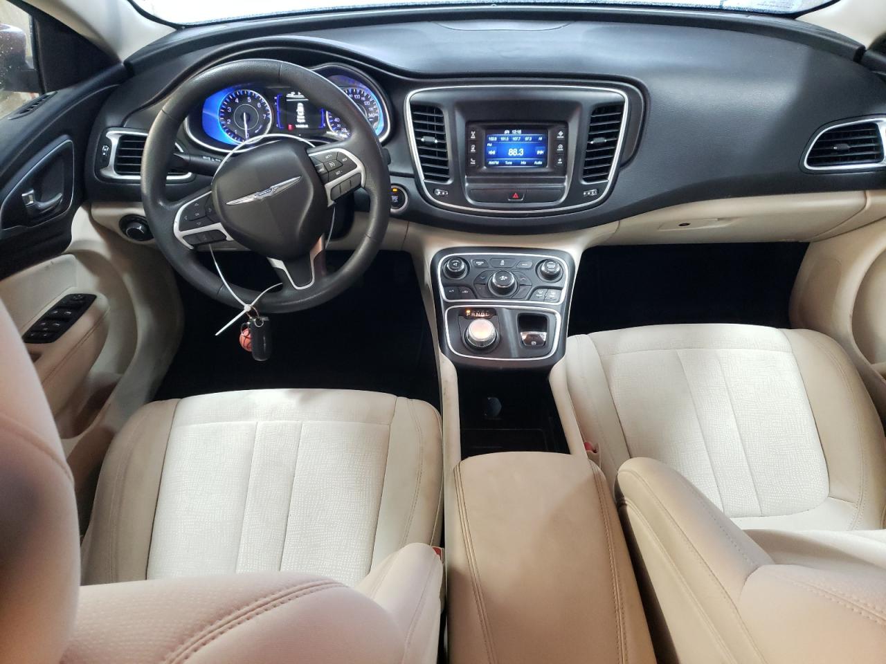 2015 Chrysler 200 VIN 1C3CCCFBXFN586057 Copart auction photo, front end / rear end damage thumbnail 8